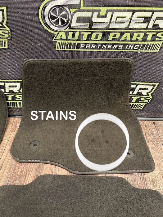 2020 LINCOLN NAVIGATOR FRONT REAR FLOOR MAT SET OEM *STAINS/WEAR/READ*