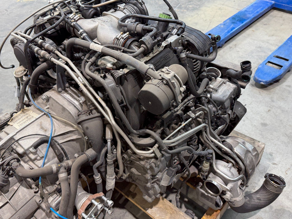 2014 PORSCHE 911 TURBO S 991 3.8L ENGINE PDK TRANSMISSION ByDesign 68MM Turbos