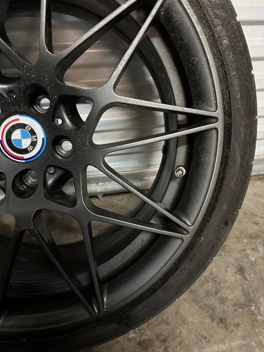 2015-2020 BMW M4 F82 WHEEL RIM TIRE 9X20 666M 265/30R20 8090194 ~READ~ 2287500