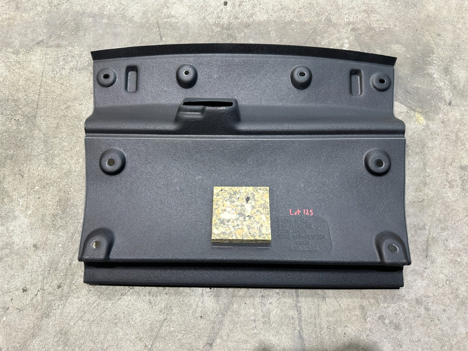 2013 NISSAN 370Z CONVERTIBLE REAR TRUNK FINISH PANEL OEM