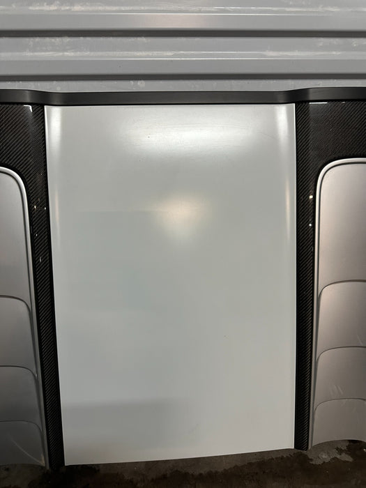 2017 2018 AUDI R8 SPYDER PLUS CONVERTIBLE SOFT TOP ENGINE LID CARBON FIBER OEM