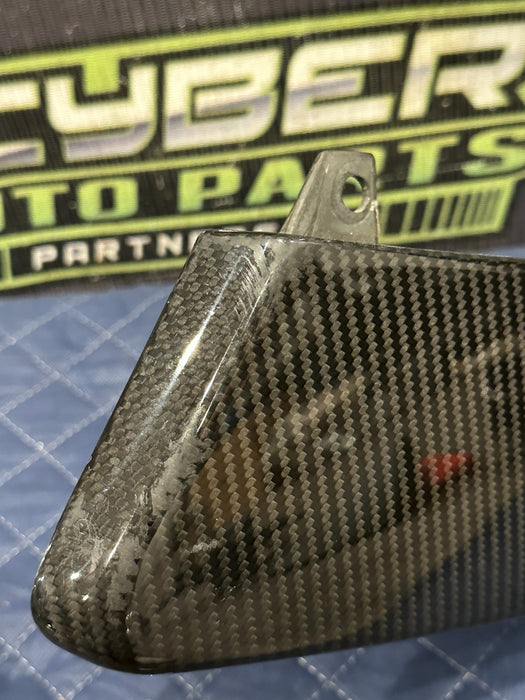 2014 AUDI R8 DASH DASHBOARD CARBON FIBER COVER FRAME 423 857 171 A OEM ~SCUFFS~