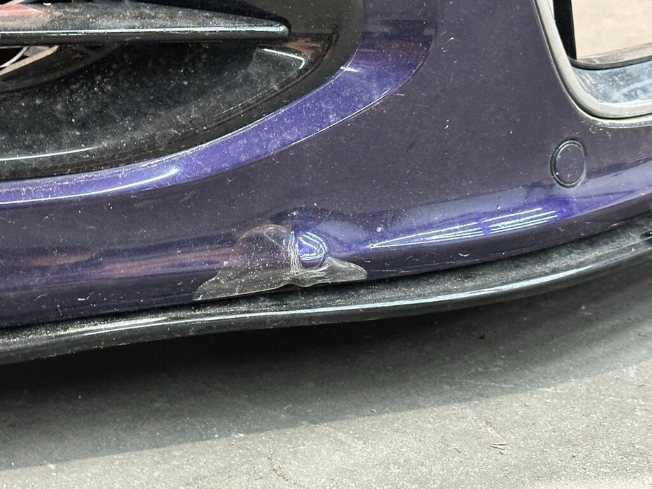 2014 2015 AUDI R8 FRONT BUMPER COMPLETE ASSEMBLY OEM GENUINE PURPLE