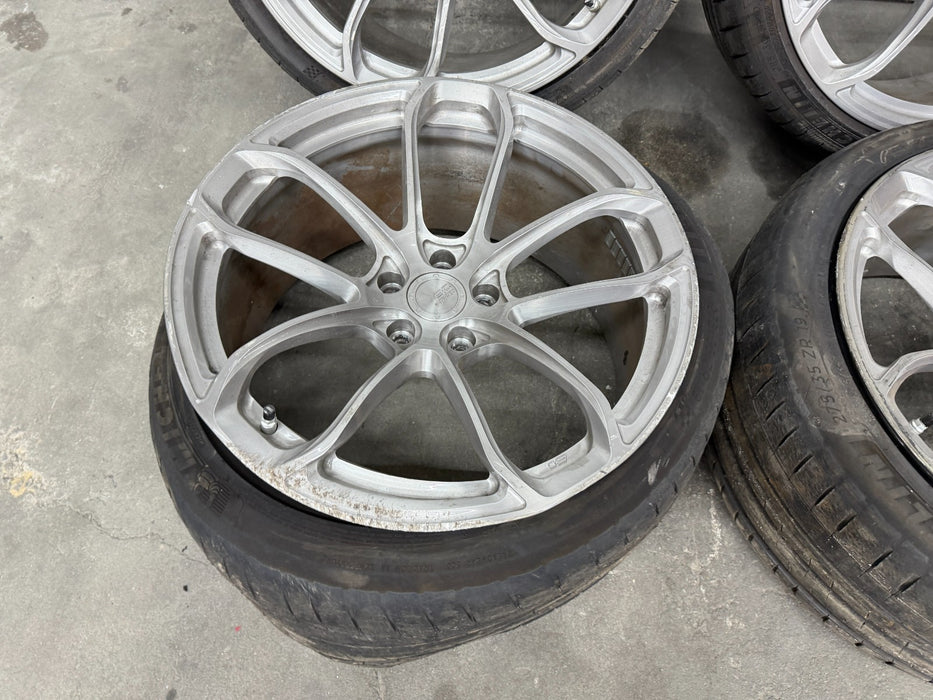 2024 BMW M3 G80 M4 G82 G8X BC FORGED WHEELS RIMS TIRES 5X112 *DAMAGE*