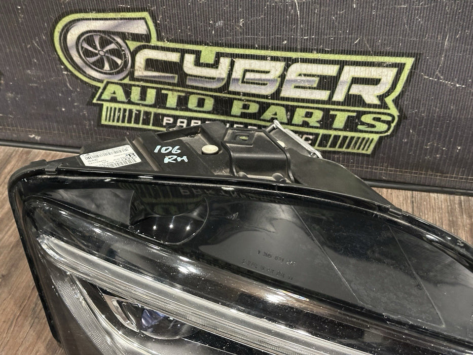 2014 2015 AUDI R8 HEADLIGHT COMPLETE RIGHT PASSENGER SIDE GENUINE 420941004AC