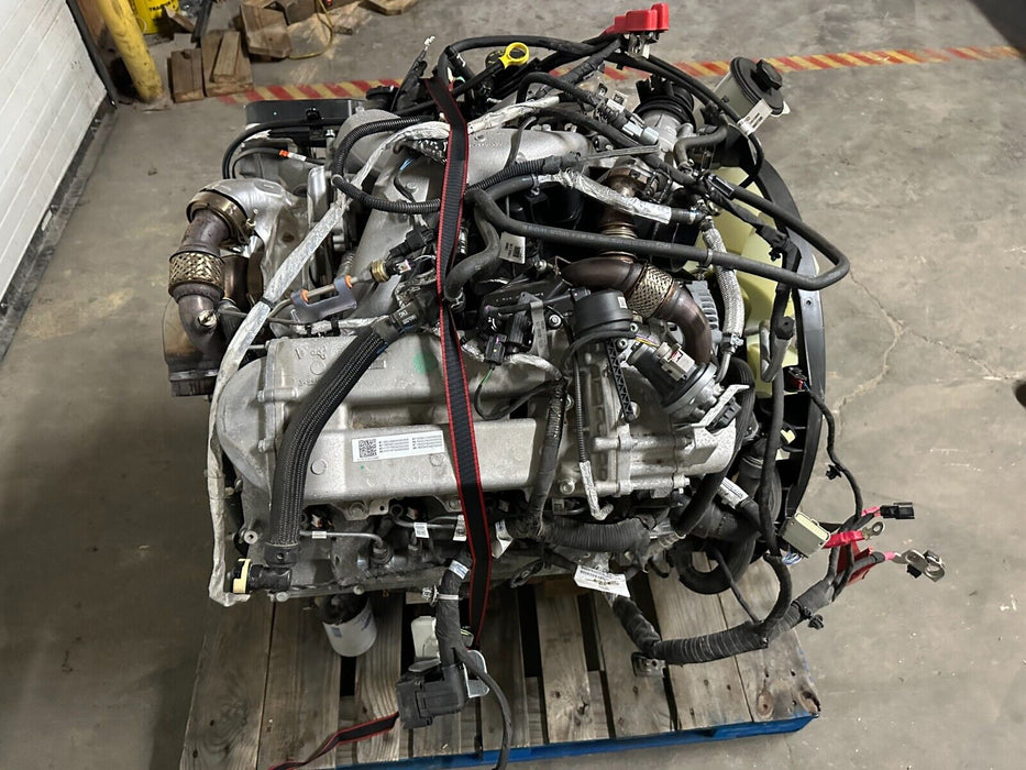 2022 FORD F250 F350 F450 6.7L V8 POWERSTROKE DIESEL ENGINE COMPLETE OEM 14K MILE