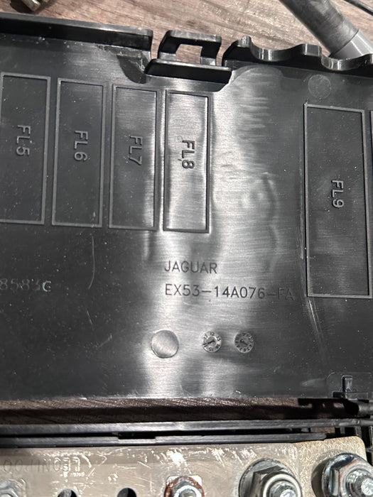 2015 JAGUAR F TYPE R POWER SUPPLY MODULE TRUNK POSITIVE BATTERY EX53 14300 AD