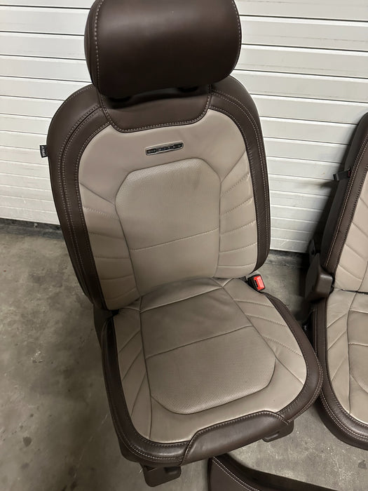 2019 FORD F250 F350 F450 LIMITED INTERIOR SEATS DOOR PANELS CONSOLE OEM