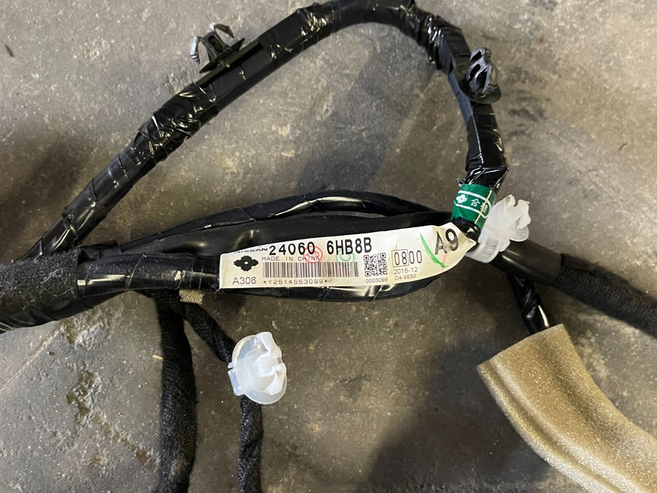 2017 INFINITI Q50 RED SPORT FRONT ROOM LAMP WIRE WIRING HARNESS OEM 24060 6HB8B