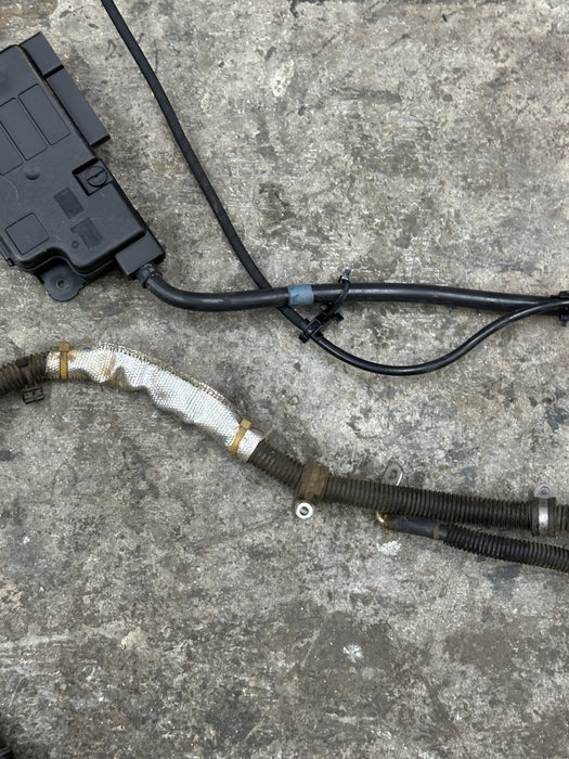 2014 AUDI R8 OEM POSITIVE CABLE & ALTERNATOR STARTER HARNESS 420971225 420971224