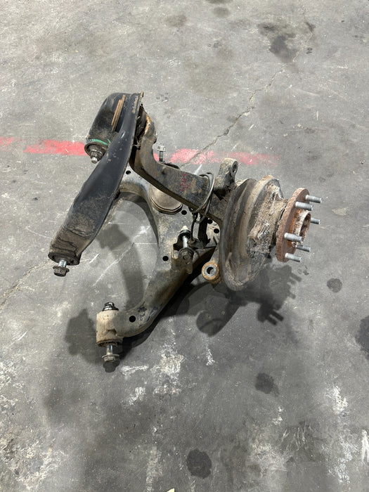 2017 NISSAN TITAN XD FRONT LEFT SUSPENSION KNUCKLE ASSEMBLY OEM