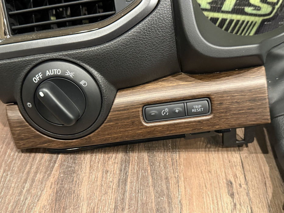 2017 NISSAN TITAN XD RESERVE CLUSTER TRIM AIR VENT TRIM ASSEMBLY OEM