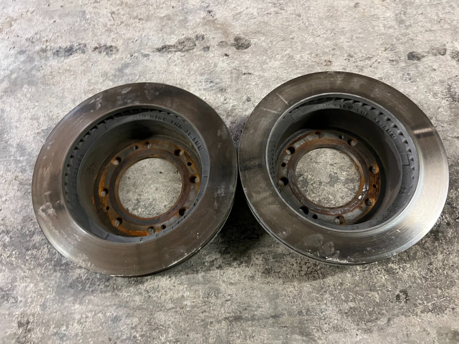 2020 2021 2022 GMC SIERRA 2500 3500 DIESEL FRONT DISC BRAKE ROTORS OEM 13529518