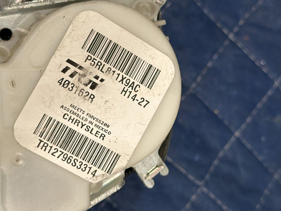 2017 RAM 3500 LARAMIE FRONT DRIVER LEFT SEAT BELT RETRACTOR BLACK OEM