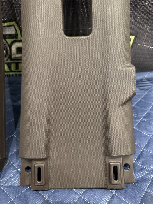 2017-2019 FORD F250 F350 F450 BROWN LEFT RIGHT UPPER B PILLAR OEM ~SCRATCHES~