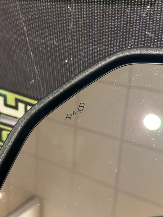 2017-19 FORD F250 F350 F450 LEFT TOW MIRROR W CAMERA OEM *BURN DAMAGE/SCUFFS*