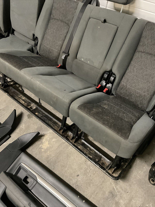 2017 RAM 3500 SLT MEGA CAB  FRONT REAR CLOTH SEATS & DOOR PANEL~COSMETIC DAMAGE~