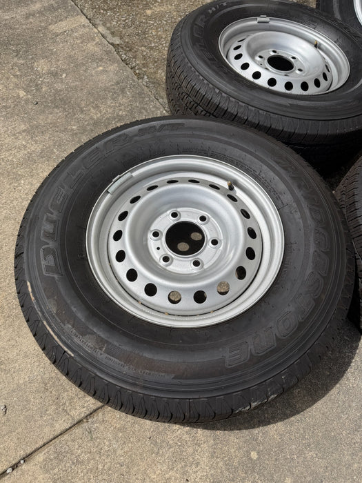*NEW* FORD BRONCO RANGER FACTORY STEEL 16" WHEELS RIMS 255/70R16 TIRES