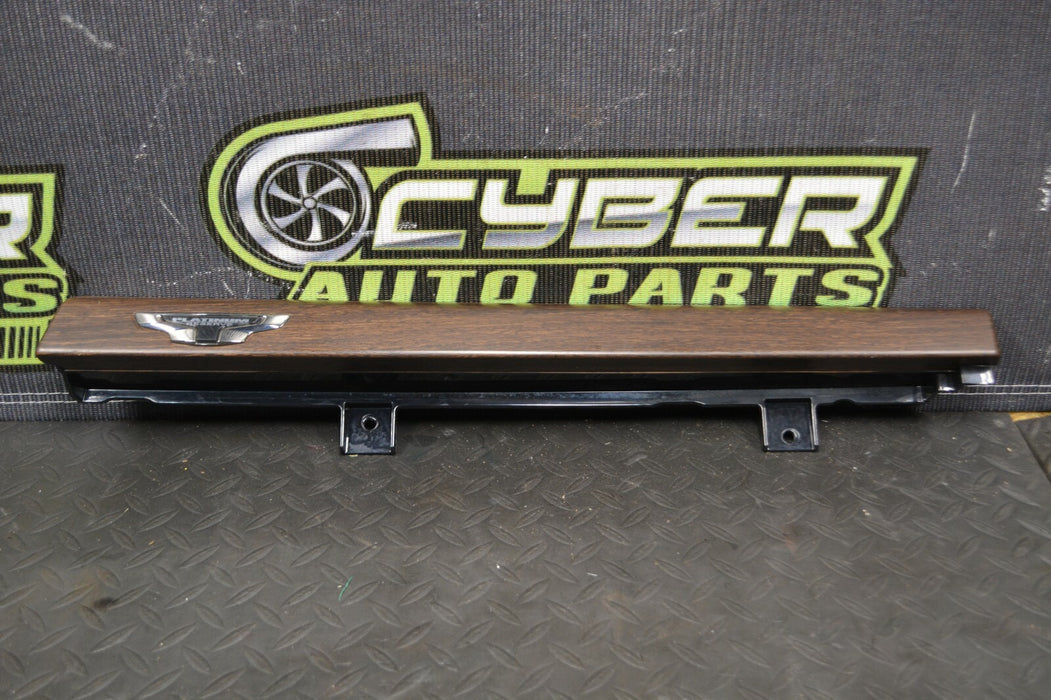 2016 NISSAN TITAN XD PLATINUM RESERVE DASHBOARD UPPER GLOVE BOX WOOD TRIM OEM
