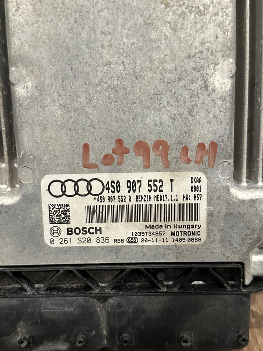 2021 AUDI R8 LEFT RIGHT ECU ECM ENGINE CONTROL MODULE UNIT OEM 4S0 907 552
