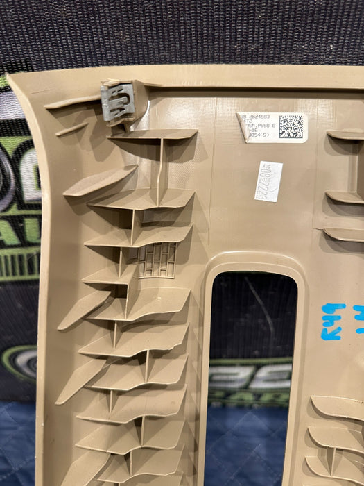 2017-2019 FORD F250 F350 F450 LARIAT LEFT DRIVER UPPER B PILLAR OEM ~SCRATCHES~