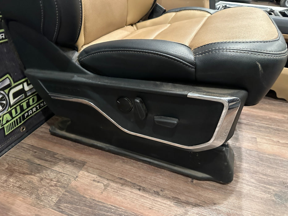 2023 2024 FORD F250 F350 F450 LARIAT FRONT SEATS CENTER CONSOLE ~MINOR BURN WEAR