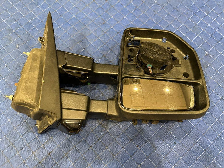 2017-2022 FORD F250 F350 F450 PASSENGER RIGHT TOW MIRROR BLISS OEM ~FIRE DAMAGE~