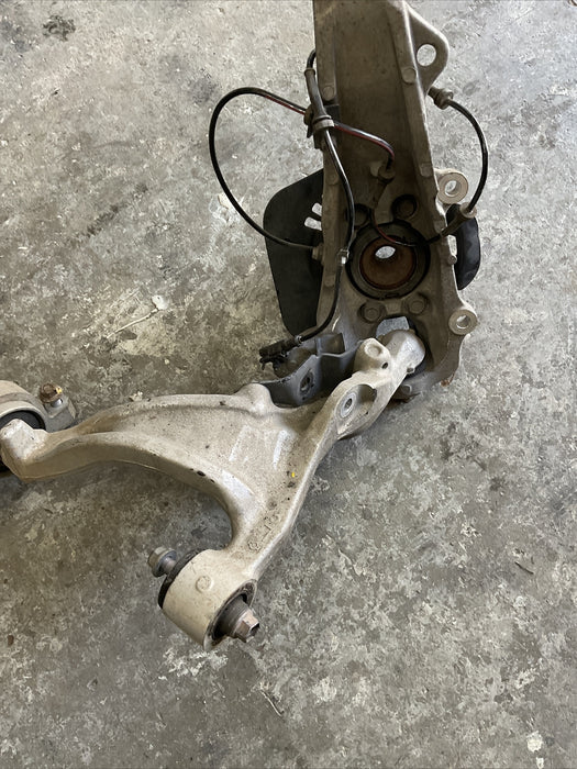 2010 NISSAN 370Z FRONT LEFT SUSPENSION KNUCKLE HUB CONTROL ARM OEM 2009-2020