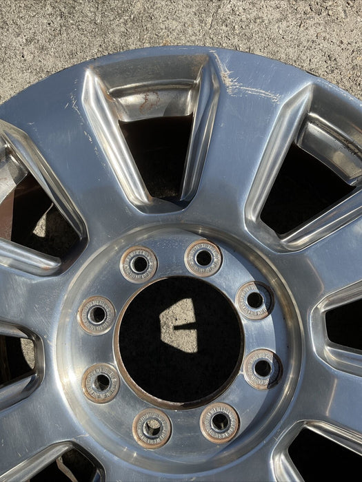 2017-2022 FORD F250 F350 F450 PLATINUM OEM WHEEL RIM (1) 20X8 *CURBRASH*