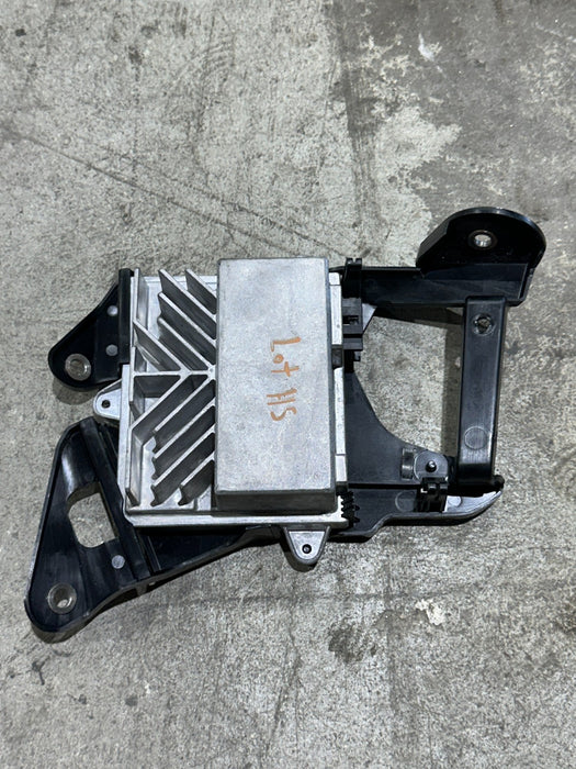 2014 PORSCHE 911 TURBO S AUXILIARY SUBWOOFER AMPLIFIER W BRACKET OEM *CRACK #4*