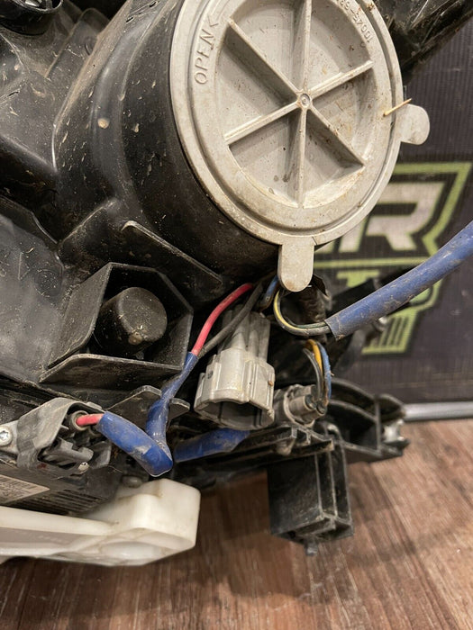 2018 NISSAN 370Z NISMO FRONT RIGHT BLACK HOUSING HEADLIGHT OEM SLIGHT SUN DAMAGE