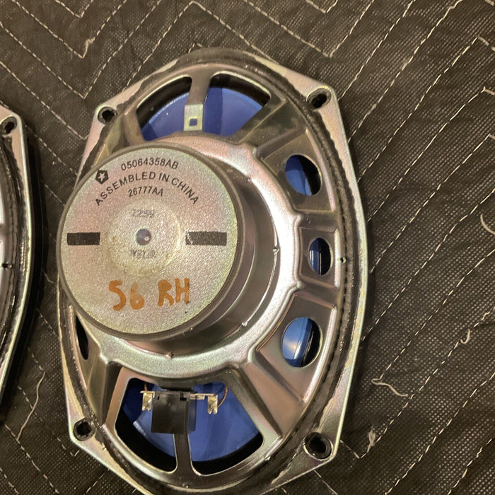 2019 DODGE CHARGER HELLCAT REAR LEFT AND RIGHT DOOR SPEAKERS 05064358AB OEM