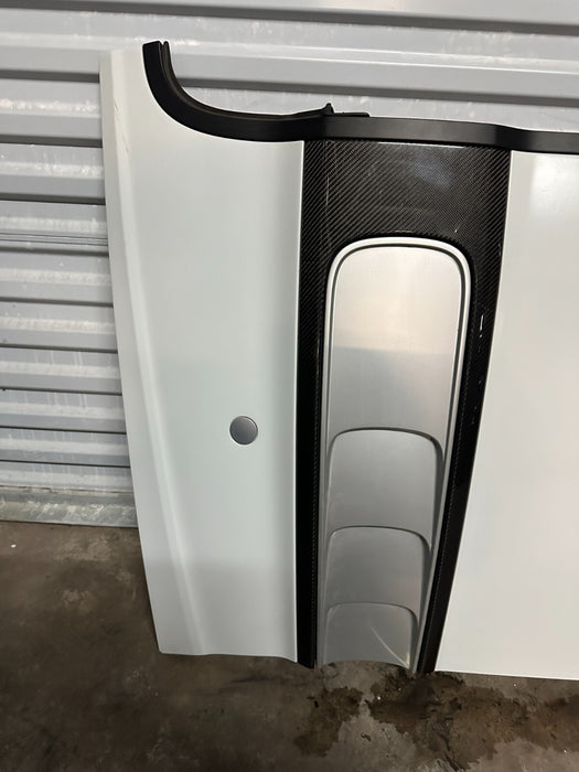 2017 2018 AUDI R8 SPYDER PLUS CONVERTIBLE SOFT TOP ENGINE LID CARBON FIBER OEM