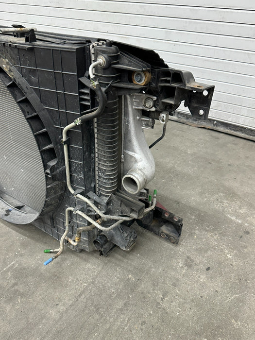 2016 NISSAN TITAN XD DIESEL COOLING RADIATOR SUPPORT ASSEMBLY COMPLETE OEM