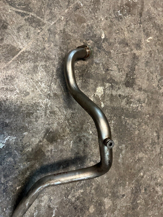 2017-2018 AUDI R8 V10 ENGINE OIL COOLER LINE HOSE PIPE OEM 4S0 115 687 C