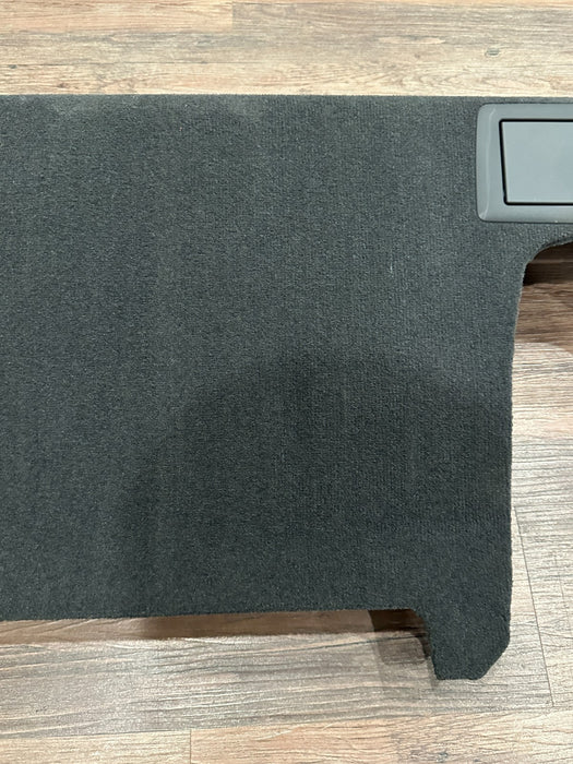 2014 AUDI R8 REAR PACKAGE TRAY BACK WALL CARPET COVER TRIM PANEL 420 863 411 L