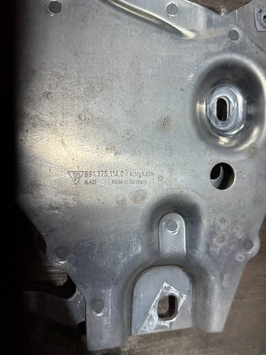 2014 PORSCHE 911 TURBO S 991 REAR TRANSMISSION MOUNT CROSSMEMBER BRACKET OEM