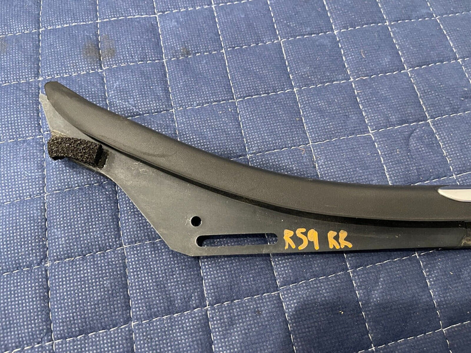 2017-2019 FORD F250 F350 REAR PASSENGER RIGHT WEATHER DOOR STRIP W/ CHROME OEM