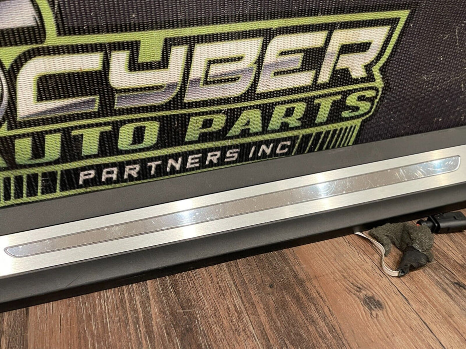 2017 AUDI R8 V10 LEFT RIGHT ILLUMINATED KICK SILL PLATES PAIR OEM 4S0 853 372