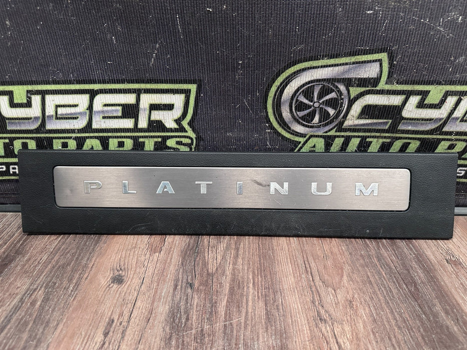 2017-2019 FORD F250 F350 F450 PLATINUM FRONT & REAR KICK SILL PLATE SET OEM READ