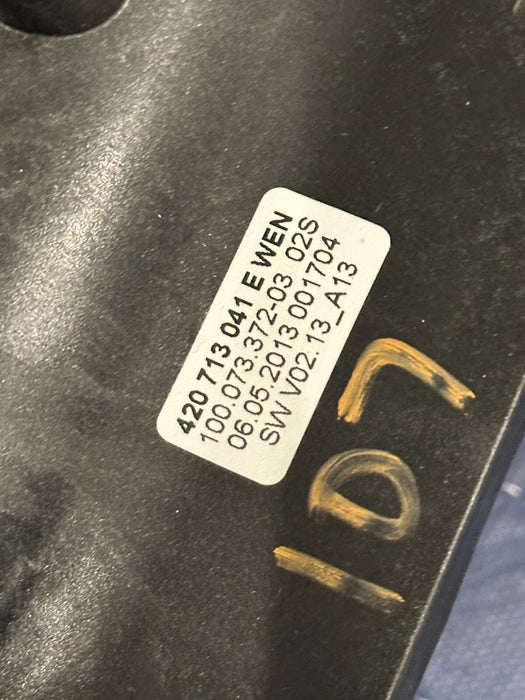 2014 AUDI R8 V10 AUTOMATIC TRANSMISSION GEAR SHIFTER ASSEMBLY OEM 420 713 041 E