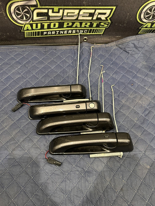 2024 DODGE RAM 3500 LARAMIE FRONT REAR GRAY DOOR HANDLE SET OEM *PAINT FLAW #4*