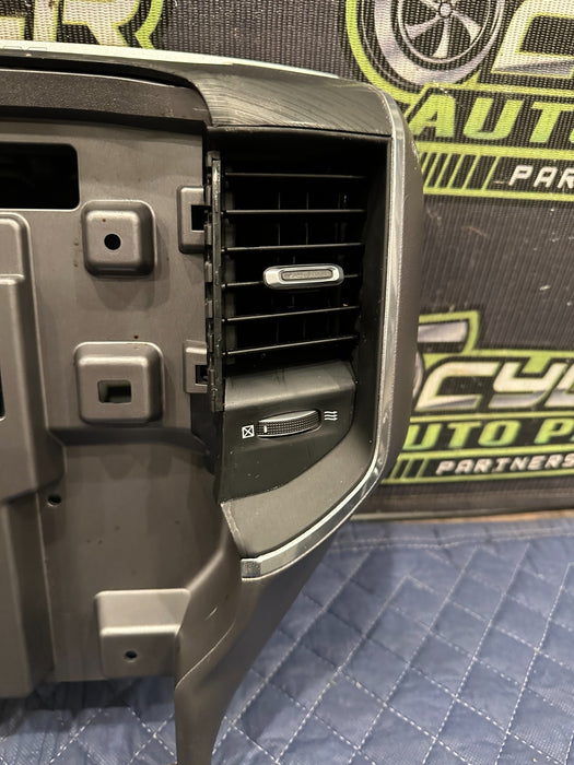 2024 DODGE RAM 3500 LARAMIE DASHBOARD 12' SCREEN DARK WOOD BEZEL W VENTS OEM