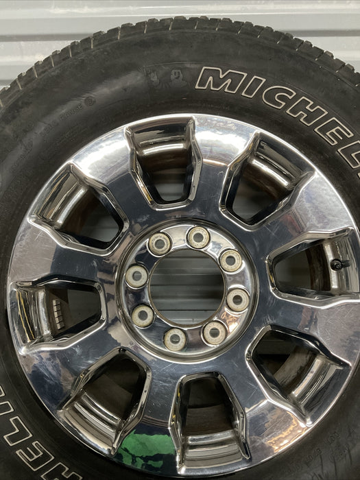 2017 FORD F350 LARIAT OEM WHEEL RIM MICHELIN TIRE 20X8 LT275/65/R20