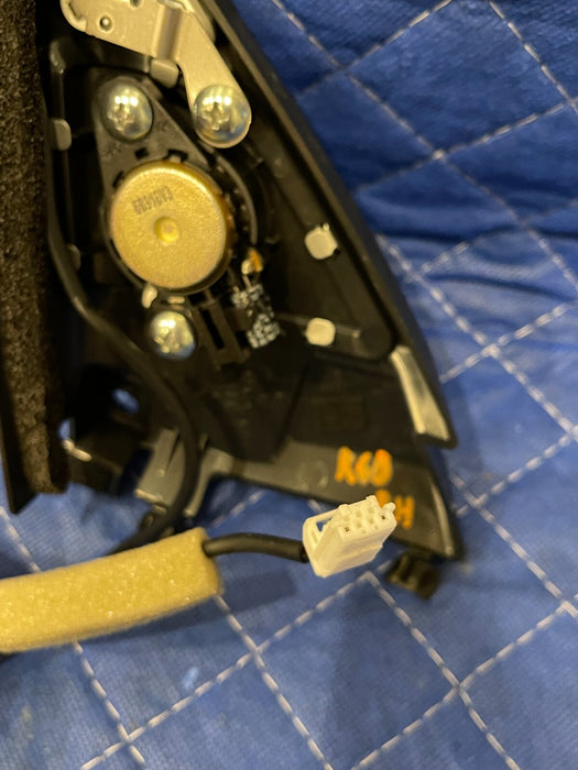 2017 INFINITI Q50 RED SPORT FRONT LEFT RIGHT DOOR TWEETER SPEAKER COVER OEM