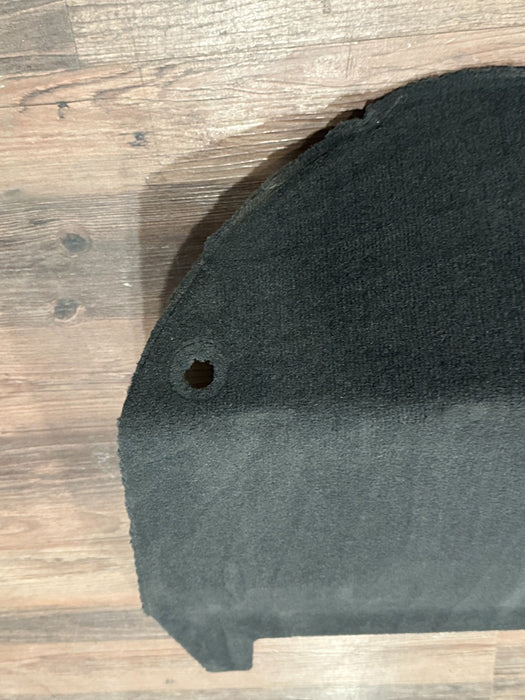 2014 AUDI R8 REAR PACKAGE TRAY BACK WALL CARPET COVER TRIM PANEL 420 863 411 L