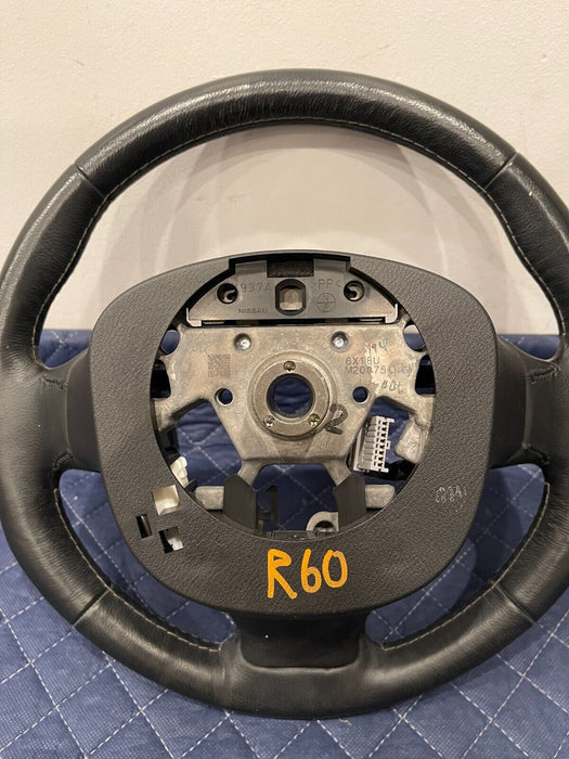 2017 INFINITI Q60 RED SPORT BLACK LEATHER STEERING WHEEL W CONTROLS OEM