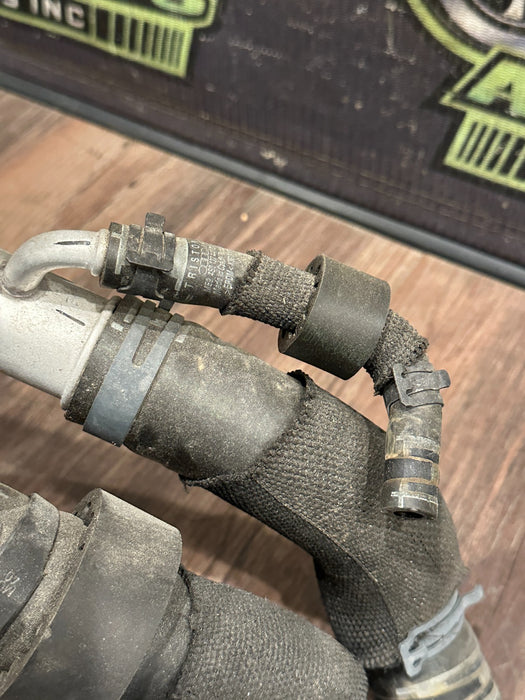 2017 AUDI R8 FRONT LEFT RADIATOR COOLANT HOSE PIPE ASSEMBLY OEM 4S0 121 065