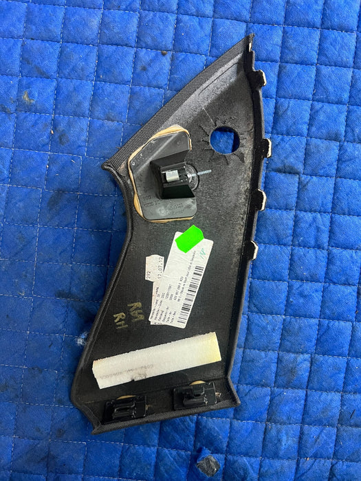 2012 AUDI R8 V8 OEM RIGHT C PILLAR TRIM BLACK TWEETER SPEAKER HOLE 420 867 288