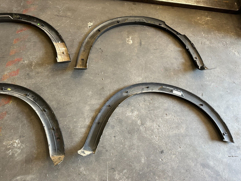 2016 2019 NISSAN TITAN XD PRO-4X FRONT & REAR FENDER FLARE SET OEM 63810 EZ40A